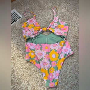 floral one piece